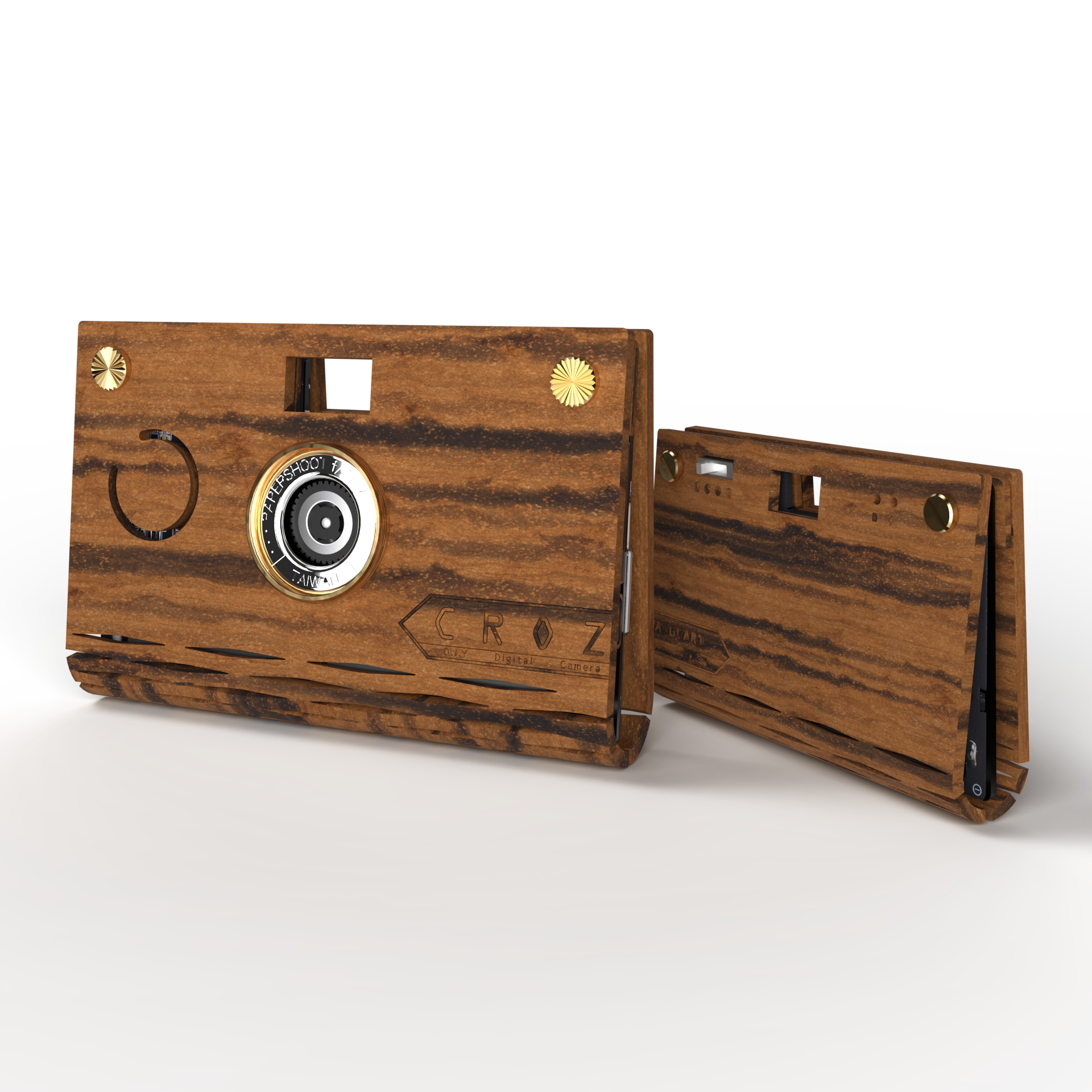 20 MP Simple Light Wood Camera Set